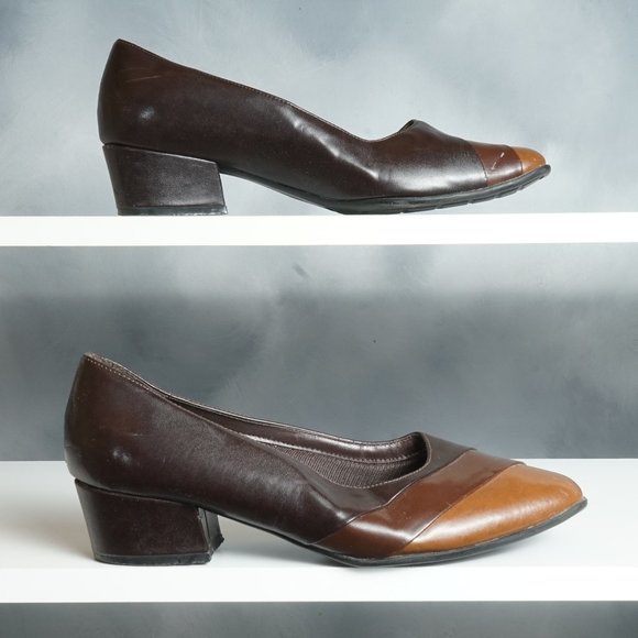 Tender Tootsie Collections Chunky Heel Pumps - Picture 1 of 6